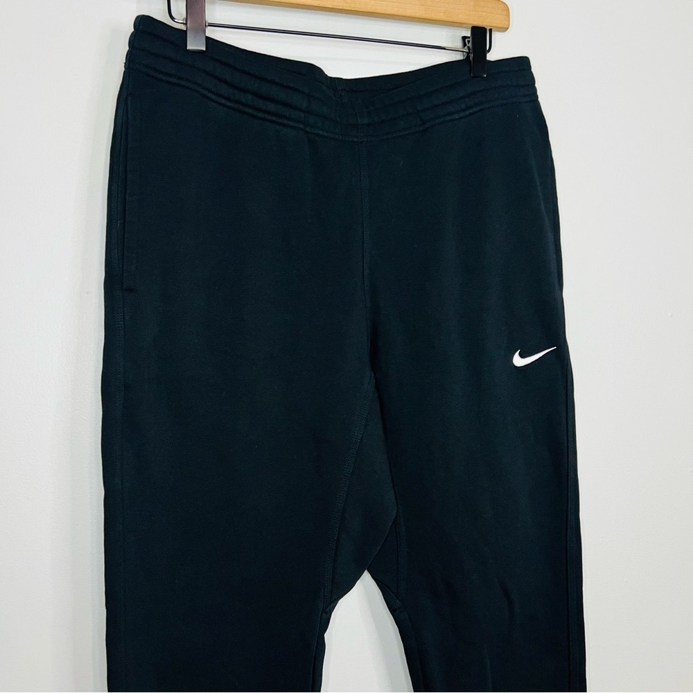 Nike Black Essential Fleece Tapered Joggers Large - Picture 4 of 6